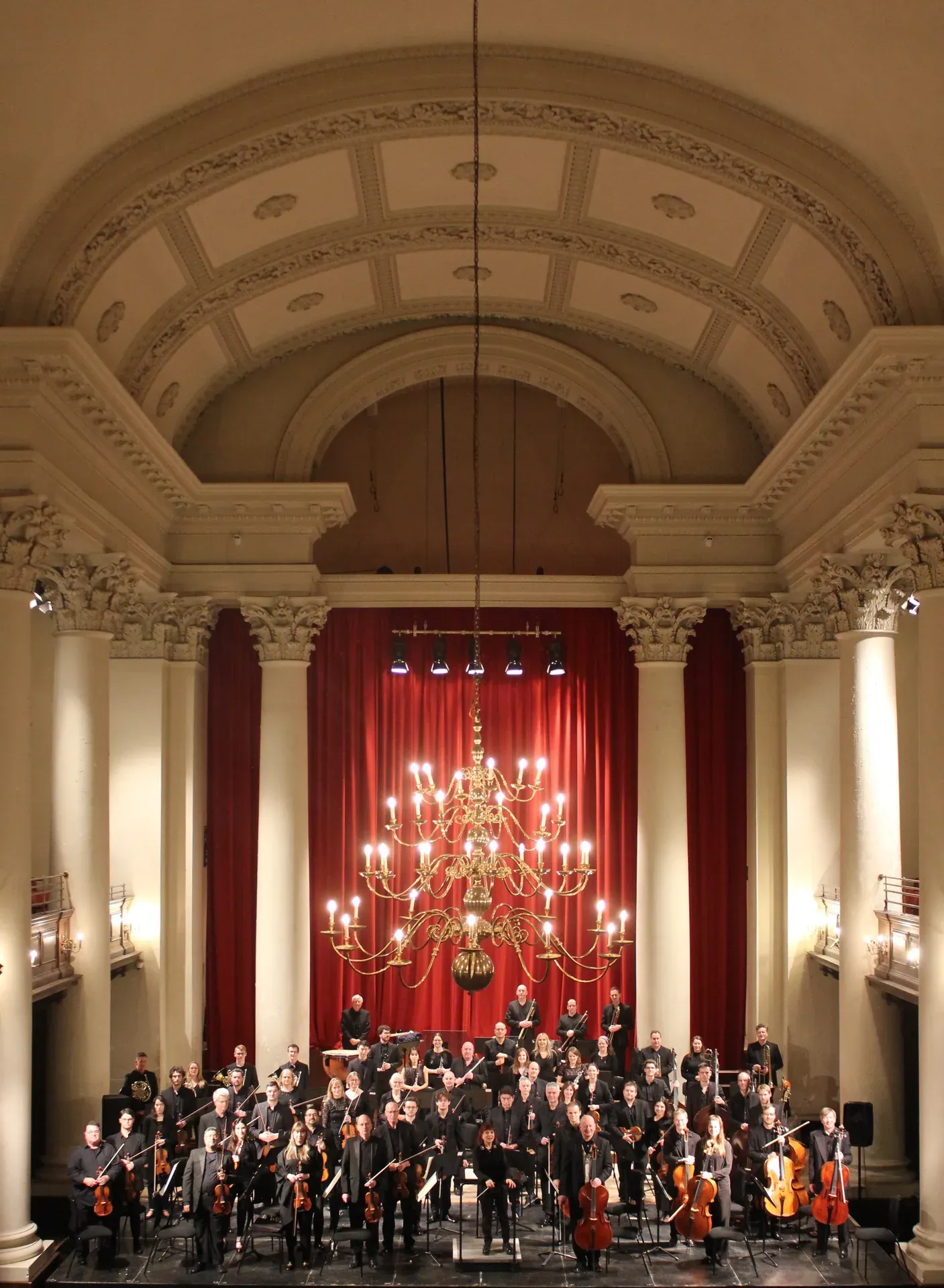 The National Symphony Orchestra on the platform at St John’s Smith Square.